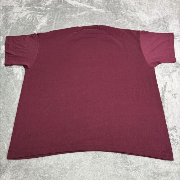 Vintage 90s Fish Nature Short Sleeve T Shirt Men's Size XL Red - Picture 2 of 11